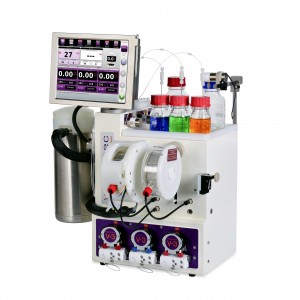 E-Series flow chemistry system with cooled reactor