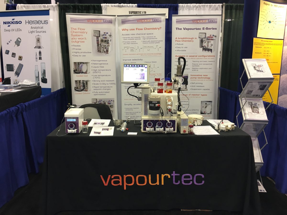 Huge flow success at ACS San Francisco Vapourtec