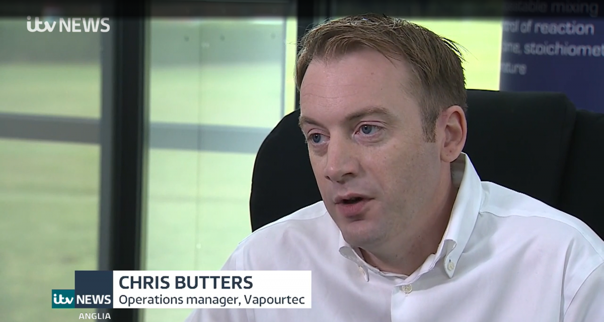 Chris Butters Operations manager Vapourtec Ltd