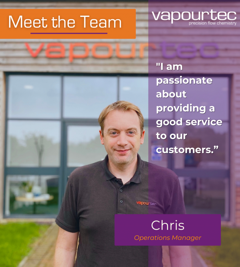 Meet the Vapourtec team - Chris - Vapourtec