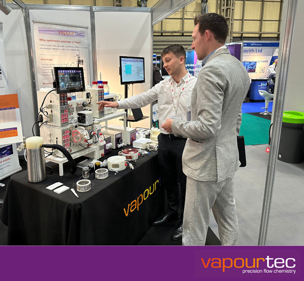 Vapourtec exhibit at ChemUK23 Vapourtec-exhibit-at-ChemUK23