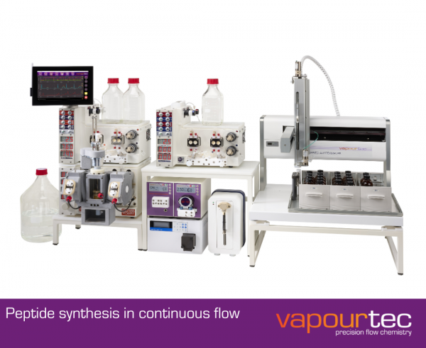 Peptide-Scaleup in Continuous Flow Vapourtec-Peptide-synthesis-in-Continuous-Flow.