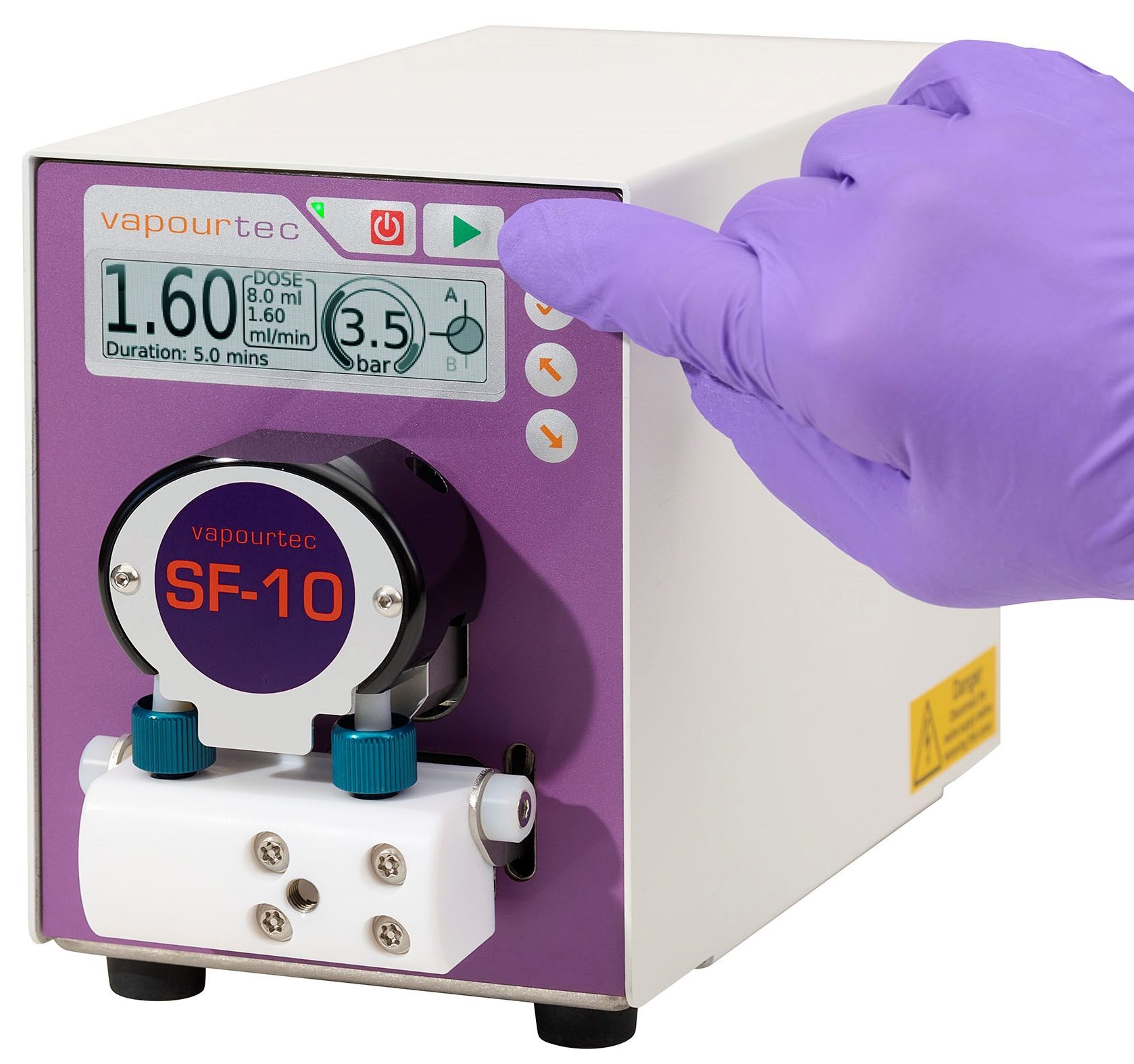 block copolymer nanoparticles -Laboratory pump SF-10 with interaction