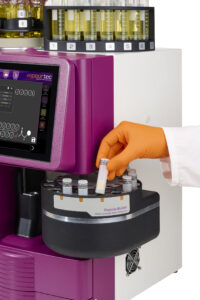 Automated Resin Cartridge Carousel on Peptide-Builder