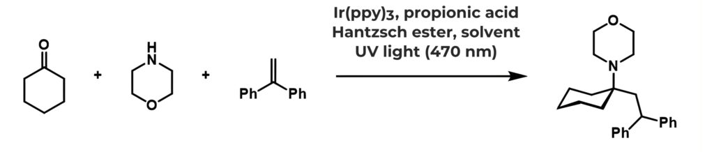 General overview of the photoredox amine synthesis (1)