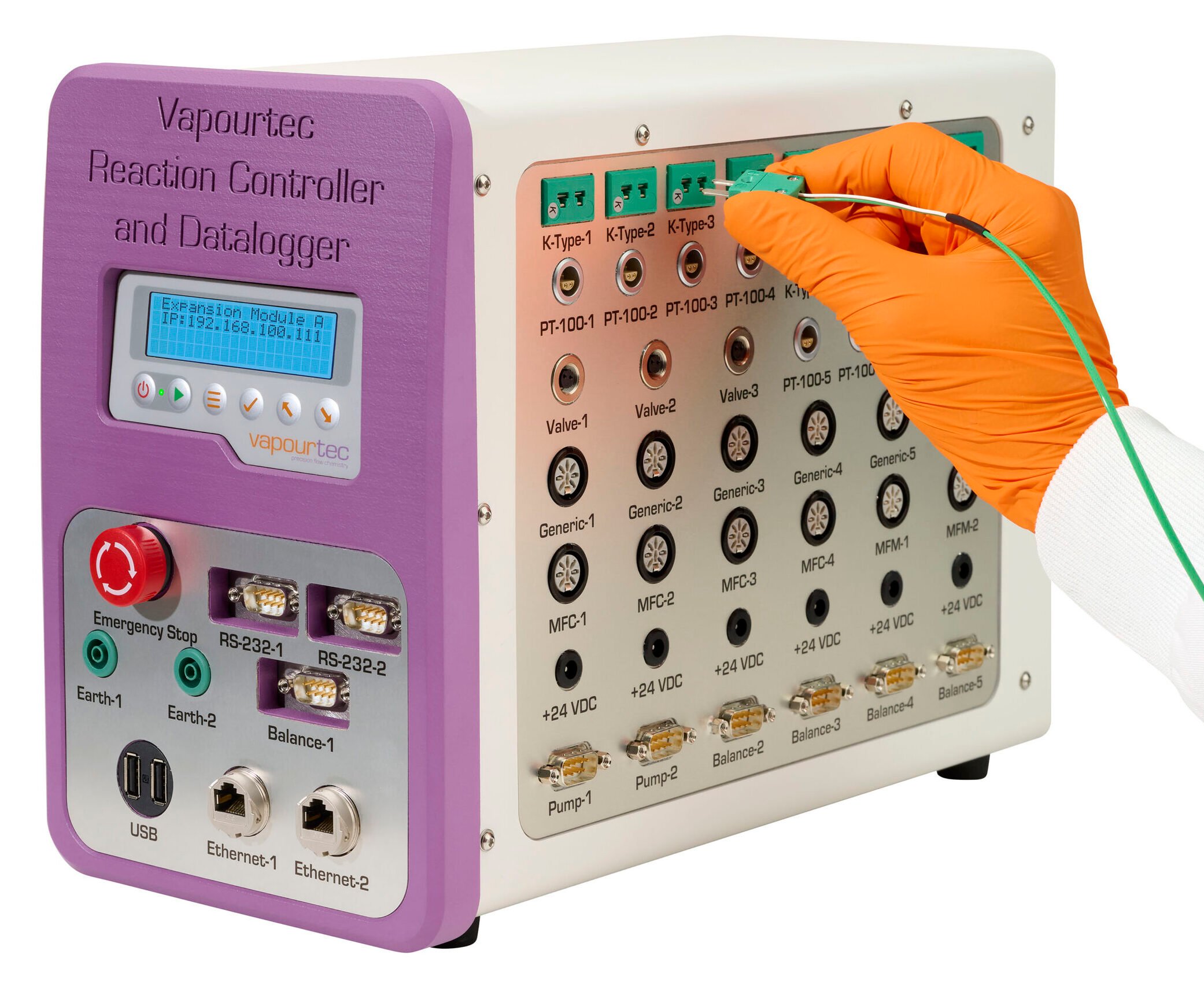 Reaction controller and datalogger
