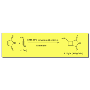 [2+2] Photocycloaddition of Maleimide and 1-Hexyne