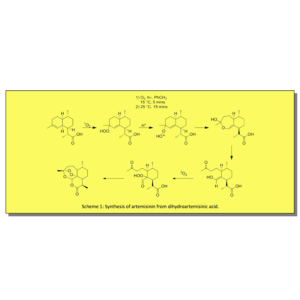 Synthesis of Artemisinin using E-Series and UV-150 reactor