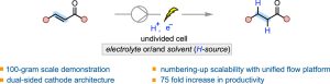 Numbering-Up Flow Electroreduction of α,β-Unsaturated Carbonyls from Gram to Pilot-Relevant Scale