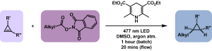 photo induced hydroalkylations flow